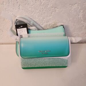 Kate Spade Green and Blue Women's Bag